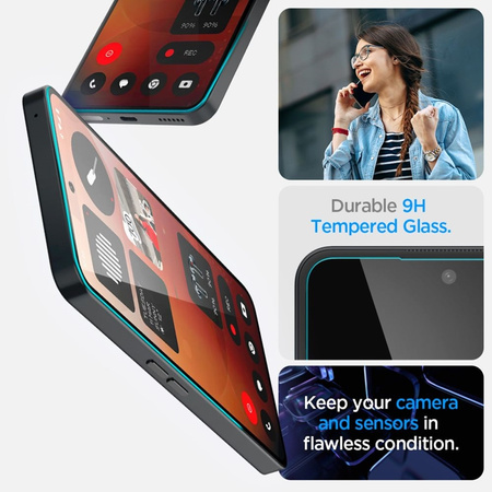 Spigen GLAS.TR EZ FIT - Szkło hartowane do Nothing Phone 3a / 3a Pro (AGL09429)
