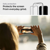 Spigen Alm Glass FC - Szkło hartowane do iPhone 16e / iPhone 14 / iPhone 13 / iPhone 13 Pro (Czarna ramka) (AGL03725)