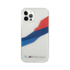 BMW Motorsport Tricolor - Etui iPhone 12 Pro Max (przezroczysty) (BMHCP12LSKTGT)
