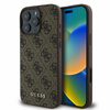 Guess 4G Classic - Etui iPhone 16 Pro (brązowy) (GUHCP16LG4GFBR)
