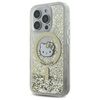 Hello Kitty Liquid Glitter Fever MagSafe - Etui iPhone 16 Pro (biały / złoty) (HKHMP16LLGDIH)