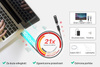 Unitek Kabel Przejściówka Przedłużacz USB-C 10Gbps 4K 60Hz PD 20V/5A (C14086BK)