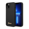 Guess Silicone Vintage - Etui iPhone 14 Plus (czarny) (GUHCP14MSLSMK)