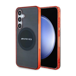 AMG Transparent Bicolor MagSafe - Etui Samsung Galaxy S24 (czarny) (AMHMS24S23HBCK)