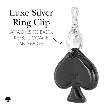 Kate Spade New York Charm Keychain - Etui ochronne brelok do Apple AirTag (Spade) (KS056998)