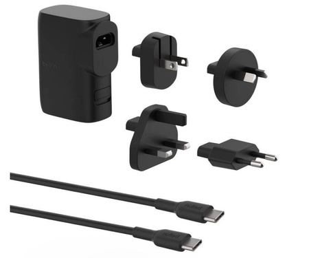 Belkin 5k Ładowarka Ścienna 25W + Power Bank 5K + Zestaw Adapterów Podróżnych (BPZ003BT1MBK-B6)