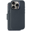 Decoded Leather Detachable Wallet - skórzana obudowa ochronna do iPhone 16 Pro kompatybilna z MagSafe (navy) (D25IPO16PDW5NY)