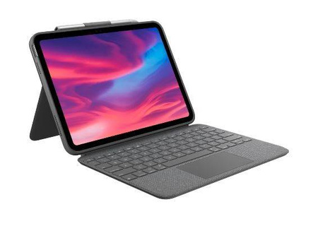Logitech Etui Combo Touch z klawiaturą do iPad 10th Gen Oxford Grey US  (920-011382)