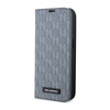 Karl Lagerfeld Booktype Saffiano Monogram - Etui iPhone 14 Pro Max (Srebrny) (KLBKP14XSAKLHPG)