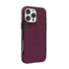UAG Civilian Magsafe - obudowa ochronna do iPhone 16 Pro Max kompatybilna z MagSafe - bordowy (114445119049)