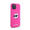 Karl Lagerfeld Silicone Choupette Head MagSafe - Etui iPhone 15 Plus / 14 Plus (różowy) (KLHMP15MSCHPPLF)