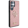Guess Fixed Glitter Big 4G Metal Logo - Etui do Samsung Galaxy S25 Ultra (różowy) (GUHCS25LHG4SGP)