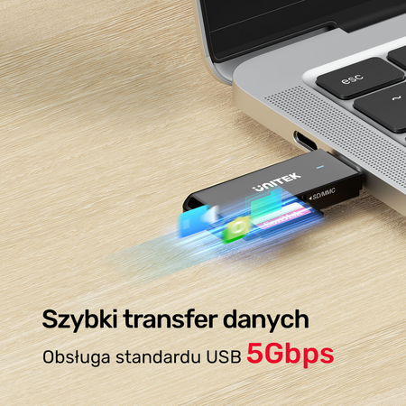 Unitek Czytnik kart SD i microSD USB-C (Y-9328)