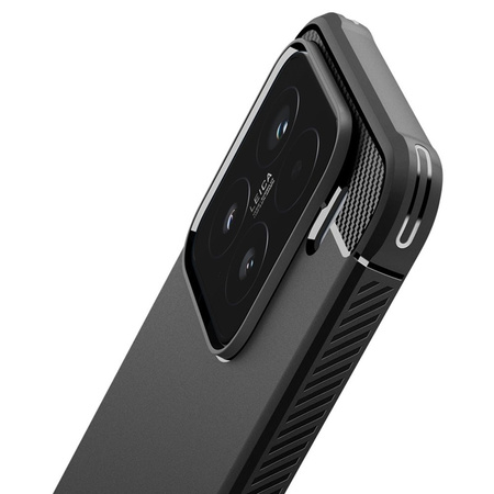 Spigen Rugged Armor - Etui do Xiaomi 15 (Matte Black) (ACS08859)