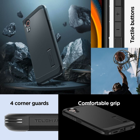 Spigen Tough Armor - Etui do Samsung Galaxy XCover 7 Pro (Black) (ACS09332)