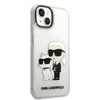Karl Lagerfeld IML Glitter NFT Karl & Choupette - Etui iPhone 14 Plus (przezroczysty) (KLHCP14MHNKCTGT)
