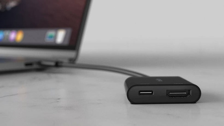 Belkin Przejściówka ładująca USB-C / HDMI (60W PD) - czarny (AVC002BTBK)