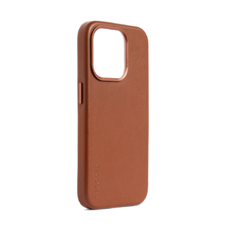Decoded – skórzana obudowa ochronna do iPhone 15 Pro Max kompatybilna z MagSafe (tan) (D24IPO15PMBC1TN)