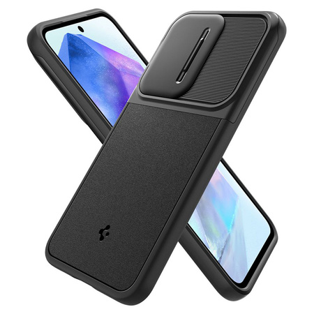Spigen Optik Armor - Etui do Samsung Galaxy A55 5G (Czarny) (ACS07535)