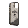 Guess Liquid Glitter Triangle Logo Case – Etui iPhone 14 Plus (czarny) (GUHCP14MLFCTPK)