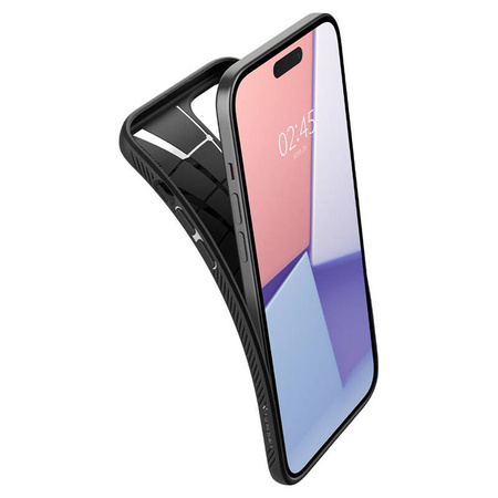 Spigen Liquid Air - Etui do iPhone 15 Plus (Matte Black) (ACS06650)