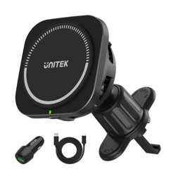 Unitek Ładowarka samochodowa 38 W, uchwyt MagSafe - czarny (P1403A)