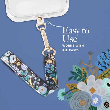 Rifle Paper Phone Wristlet - Uniwersalna smyczka do telefonu (Garden Party Blue) (RP050230)