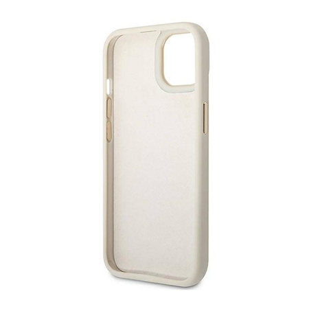 Guess Croco Collection – Etui iPhone 14 Plus (srebrny) (GUHCP14MHGCRHS)