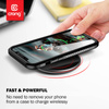 Crong PowerSpot Fast Wireless Charger – Aluminiowa ładowarka bezprzewodowa Qi 15W USB-C z powłoką ze szkła hartowanego (Silver White) (CRG-PS15W-WHI)