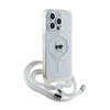 Karl Lagerfeld Crossbody IML Karl Head MagSafe - Etui iPhone 15 Pro (przezroczysty) (KLHMP15LHCKHNT)