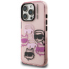 Karl Lagerfeld IML Multi K&C Head Pattern - Etui iPhone 16 Pro Max (różowy) (KLHCP16XHMCHKCP)