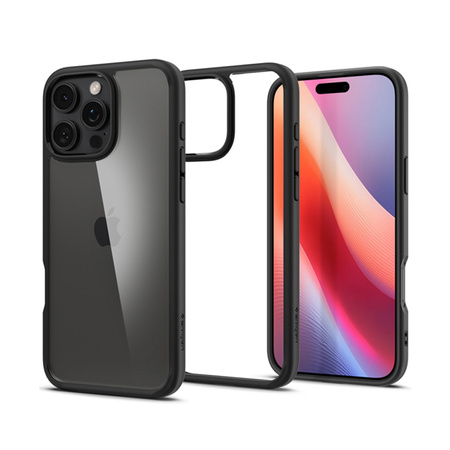 Spigen Ultra Hybrid - Etui do iPhone 16 Pro (Matte Black) (ACS08125)
