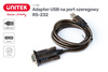Unitek konwerter z USB 2.0 - RS-232 - czarny (Y-108)