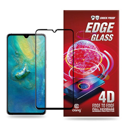 Crong Edge Glass 4D Full Glue - Szkło hartowane na cały ekran Huawei Mate 20 (CRG-GLEDGE-HM20)