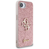 Guess Fixed Glitter Big 4G - Etui do iPhone 16e (różowy) (GUHCPSE4HG4SGP)