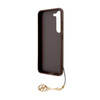 Guess 4G Charms Collection - Etui Samsung Galaxy A35 5G (brązowy) (GUHCSA35GF4GBR)