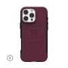UAG Civilian Magsafe - obudowa ochronna do iPhone 16 Pro Max kompatybilna z MagSafe - bordowy (114445119049)