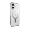 Speck Presidio Perfect-Clear ClickLock & MagSafe - Etui iPhone 16 (Clear / Chrome Finish / Serene Silver) (150691-3199)