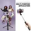 Crong SelfieGo Lite – Kompaktowy selfie stick Bluetooth tripod (czarny) (CRGSGL1BLK)