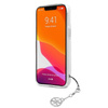 Guess 4G Stripe Grey Charm - Etui iPhone 13 Pro (przezroczysty) (GUHCP13LKB4GGR)
