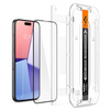 Spigen GLAS.TR EZ FIT FC - Szkło hartowane do iPhone 15 Pro Max (Czarna ramka) (AGL06879)
