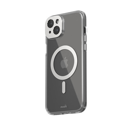 Moshi iGlaze MagSafe - Etui iPhone 15 Plus (Luna Silver) (99MO231002)