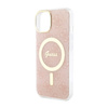 Guess 4G MagSafe - Etui iPhone 14 Plus (Różowy) (GUHMP14MH4STP)