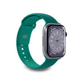 PURO ICON - Elastyczny pasek do Apple Watch 44/45/46/49 mm (S/M & M/L) (Jade) (PUICNAW44DKGRN)