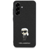 Karl Lagerfeld Fixed Glitter Ikonik Logo Metal Pin - Etui do Samsung Galaxy A36 5G (czarny) (KLHCSA36GKNPSK)