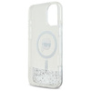 Karl Lagerfeld Liquid Glitter Karl Head MagSafe - Etui iPhone 16 (przezroczysty) (KLHMP16SLGKISGH)