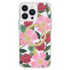 Rifle Paper Clear MagSafe - Etui iPhone 14 Pro Max zdobione złotem (Rose Garden) (RP049324)