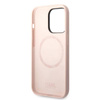 Karl Lagerfeld Liquid Silicone Karl & Choupette MagSafe - Etui iPhone 14 Pro Max (różowy) (KLHMP14XSSKCI)