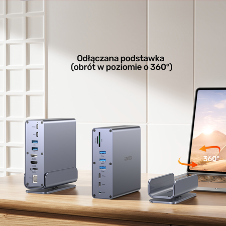 Unitek Uniwersalna stacja dokująca DisplayLink 4K x3 (D1135AGY01)