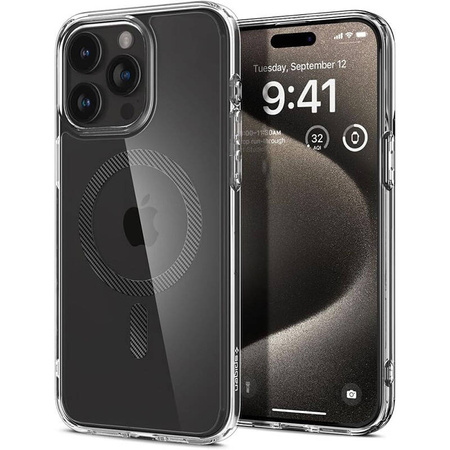 Spigen Ultra Hybrid Mag MagSafe - Etui do iPhone 15 Pro Max (Carbon Fiber) (ACS06578)